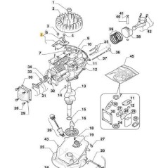 ENSEMBLE FREIN VOLANT MOTEUR ORIGINAL STIGA - 118551483/0
