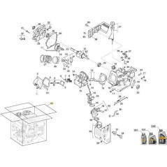CONJUNTO MOTOR SM 70 (LC170FS) ORIGINAL STIGA - 118551357/1 | NewgardenParts.com