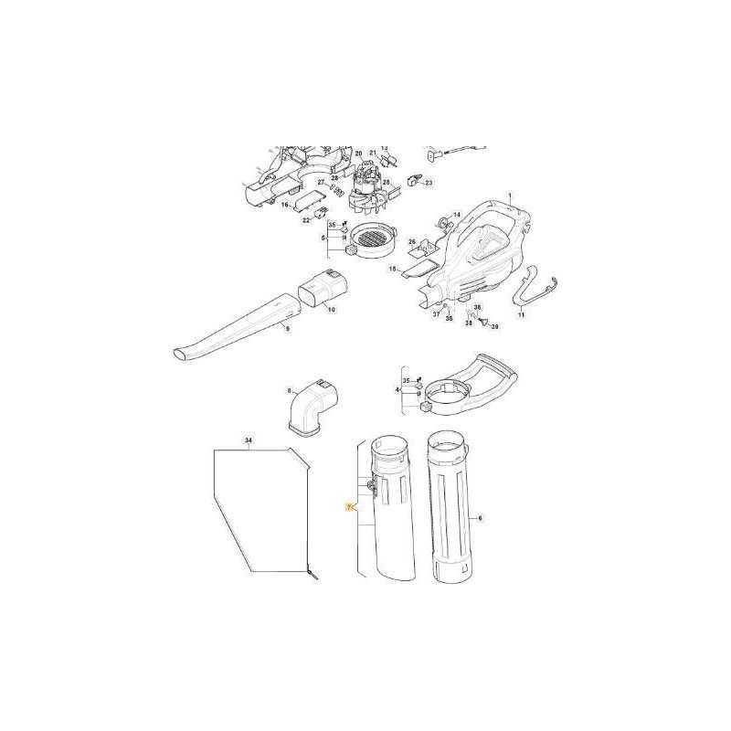 ASSIEME TUBO ASPIRAZIONE INFERIORE ORIGINALE STIGA - 118801641/0