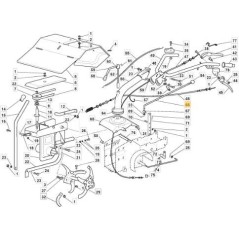 ASTA INNESTO MARCE ZNT ORIGINALE STIGA - 118800085/0 | NewgardenParts.com