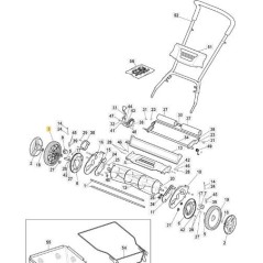 RAD CM STIGA (SAIGE) RECHTS ORIGINAL STIGA - 118810173/0