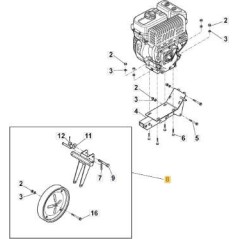 RUOTINO ORIGINALE STIGA - 118802827/0 | NewgardenParts.com