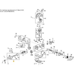 SOPORTE TRANSMISION SBC 646-656 DX ORIGINAL STIGA - 118805145/0
