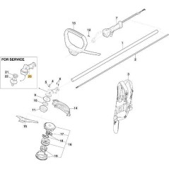 GETRIEBEKOPF D. 28 ORIGINAL STIGA - 118805089/0 | NewgardenParts.com