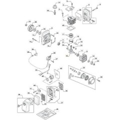 CRANKSHAFT 848H304202 -RDC ORIGINAL STIGA - 123020016/0