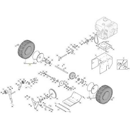 BALAYEUSE À ROUE DROITE 600-800 ORIGINE STIGA - 118821113/0 | NewgardenParts.com