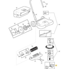 ORIGINAL STIGA OBLIQUE RÄDER – 118820901/0 | NewgardenParts.com