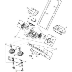 OBLIQUA-RÄDER SWP 355 ORIGINAL STIGA – 118820859/0 | NewgardenParts.com