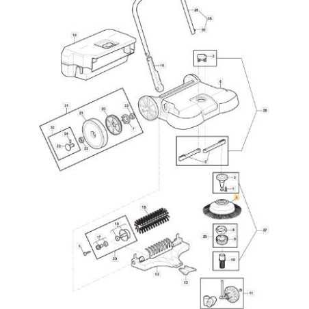BÜRSTEN SWP 475 - SWP 577 ORIGINAL STIGA - 118820838/0 | NewgardenParts.com