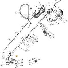 TESTINA INGRANAGGI ORIGINALE STIGA - 118802124/0 | NewgardenParts.com