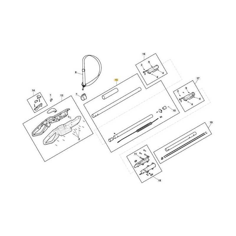 TUBO MANICO MH 20 Li ORIGINALE STIGA - 118811125/0
