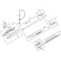 HANDLE TUBE MH 20 Li ORIGINAL STIGA - 118811125/0
