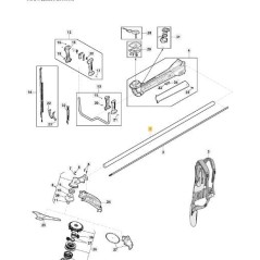 TUBO TRASMISSIONE D. 30mm ORIGINALE STIGA - 118805091/0 | NewgardenParts.com