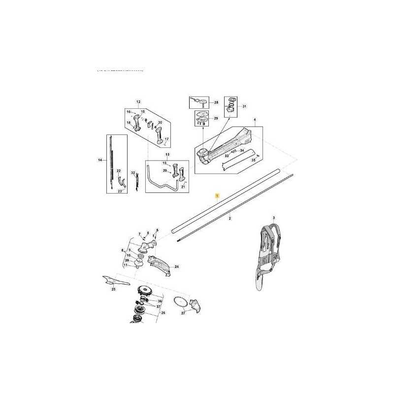 TUBO TRASMISSIONE D. 30mm ORIGINALE STIGA - 118805091/0