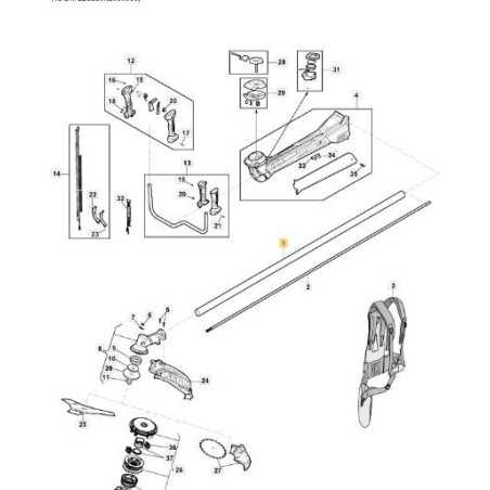TUBO TRANSMISION D. 30mm ORIGINAL STIGA - 118805091/0 | NewgardenParts.com
