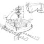 Säbelwelle ORIGINAL STIGA Rasentraktor 1228M - COMBI 372 127604009/0