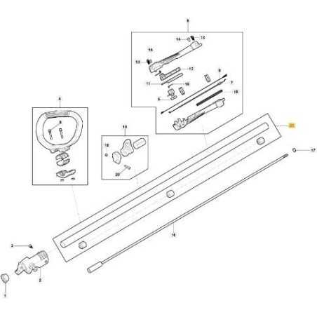 TRANSMISSION PIPE TR 625 J ORIGINAL STIGA - 118805620/0 | NewgardenParts.com
