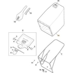 MP2 CANVAS BAG PACK ORIGINAL GRAY COLOR STIGA - 181102443/0 | NewgardenParts.com