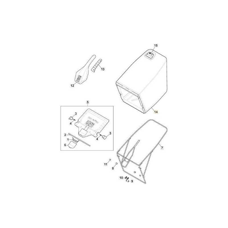 CONF.SACCO TELA MP2 COLORE GRIGIO ORIGINALE STIGA - 181102443/0
