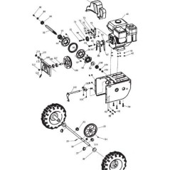 ROUE (NEIGE) ORIGINAL STIGA - 1811-2408-01