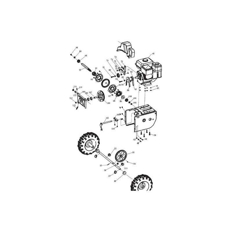 WHEEL (SNOW) ORIGINAL STIGA - 1811-2408-01