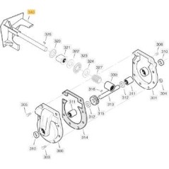 TURBINA (1074P-1174 HST) ORIGINALE STIGA - 1812-1735-01 | NewgardenParts.com