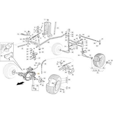 AXE COMPACT HYDRO GEAR G700 ORIGINAL STIGA - 118830414/0 | NewgardenParts.com