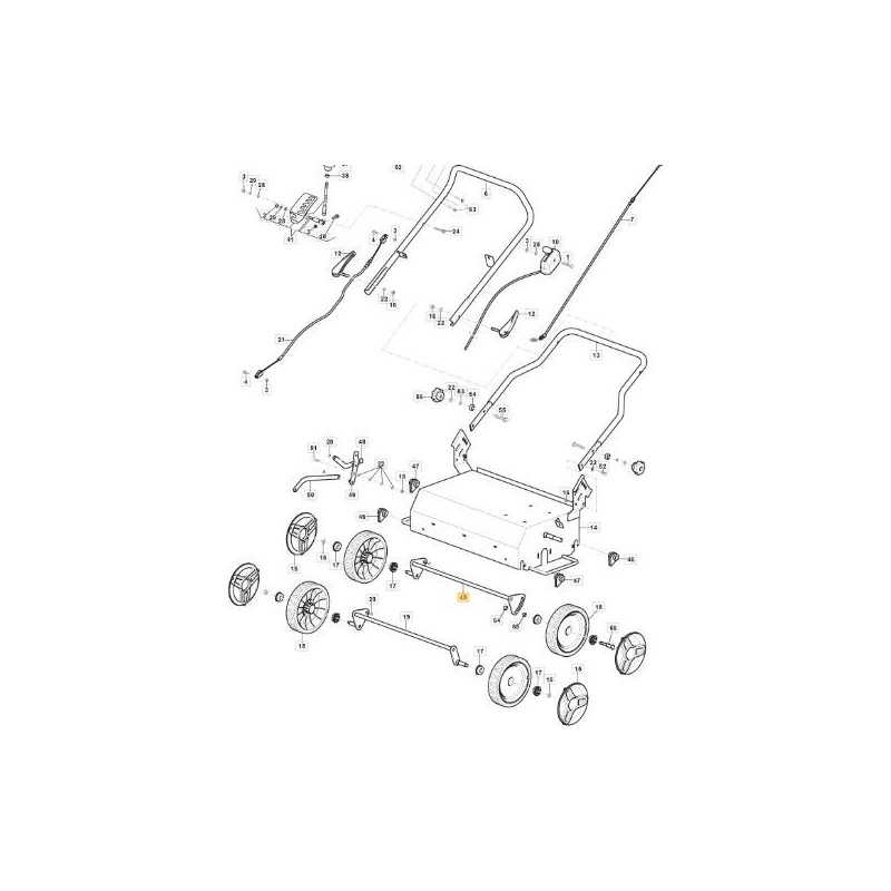 ORIGINAL STIGA FRONT AXLE - 118810251/1