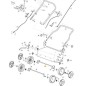 ASSE ANTERIORE ORIGINALE STIGA - 118810251/1