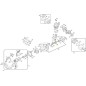 ROTOR AXLE BLOWER 23cc (ZJ) ORIGINAL STIGA - 118803068/0