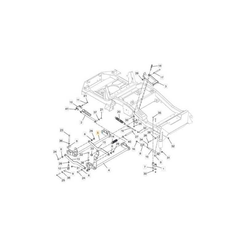 ORIGINAL STIGA HINTERE PLATTEN-HEBEACHSE – 118830849/0