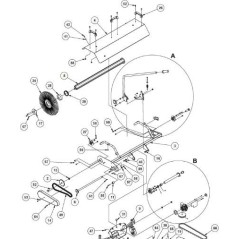 ORIGINAL STIGA BRUSH AXLE - 118890048/0