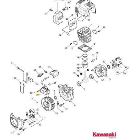 BOBINE ASSEMBLÉE TJ027E ORIGINAL STIGA - 118805172/0 | NewgardenParts.com