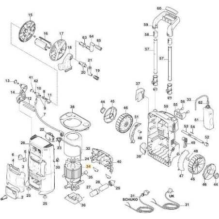 ORIGINAL STIGA PUMP + ELECTRIC MOTOR ASSEMBLY - 118820978/0 | NewgardenParts.com