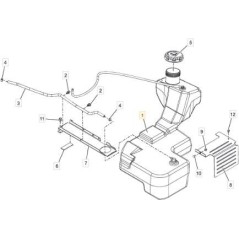 ASSIEME SERBATOIO CARBURANTE ORIGINALE STIGA - 118830774/0 | NewgardenParts.com
