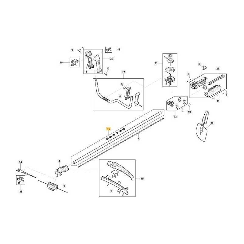 CONJUNTO TUBO TRANSMISION BC 900 D LI 48 ORIGINAL STIGA - 118811319/0