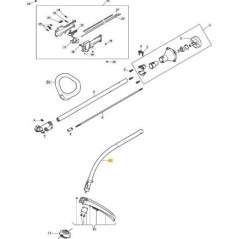 ASSIEME TUBO TRASMISSIONE ORIGINALE STIGA - 118803477/0 | NewgardenParts.com