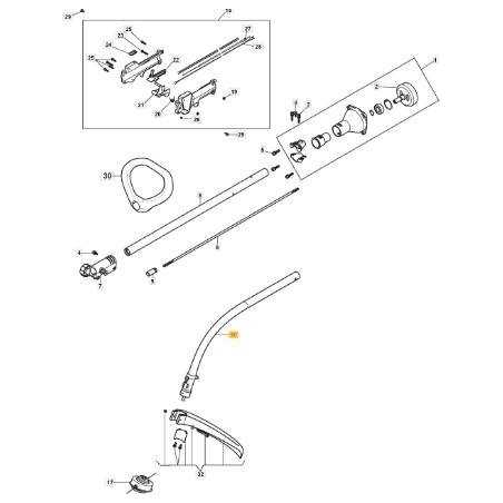 ASSIEME TUBO TRASMISSIONE ORIGINALE STIGA - 118803477/0 | NewgardenParts.com