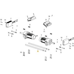 TRANSMISSION CONNECTION ROD. GYRO 900 CTF ORIGINAL STIGA - 137033119/0 | NewgardenParts.com