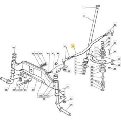 VARILLA DE DIRECCION TC/TCP/TC 2000 ORIGINAL STIGA - 125033003/1