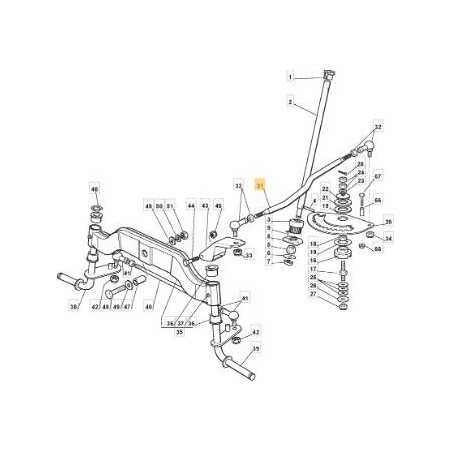 VARILLA DE DIRECCION TC/TCP/TC 2000 ORIGINAL STIGA - 125033003/1 | NewgardenParts.com
