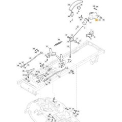 ORIGINAL STIGA V3 CUTTING DECK LIFTING ACTUATOR - 118001006/0 | NewgardenParts.com