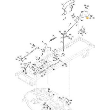ACTUADOR DE ELEVACIÓN DEL PLATO DE CORTE ORIGINAL STIGA V3 - 118001006/0 | NewgardenParts.com
