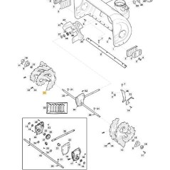 AUGER-RIGHT ORIGINAL STIGA - 1811-2984-01 | NewgardenParts.com