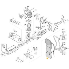 ZAINO CINTURA ORIGINALE STIGA - 118803874/0 | NewgardenParts.com