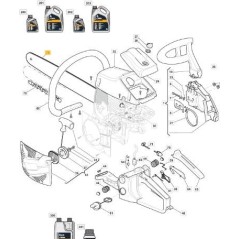 BARRA 18 325 A4500 O ORIGINALE STIGA - 118800130/0 | NewgardenParts.com