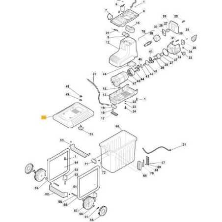 BASE - COUVERCLE PANIER ORIGINAL NOIR STIGA - 118802206/0 | NewgardenParts.com