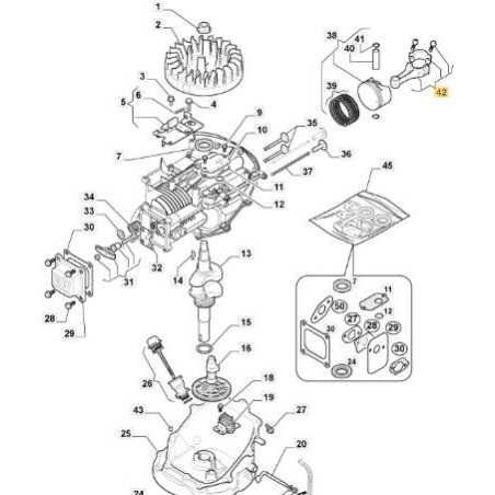 BIELLE MOTEUR ORIGINAL STIGA - 118551487/0 | NewgardenParts.com
