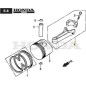 ORIGINAL STIGA ENGINE CONNECTING ROD - 118551792/0
