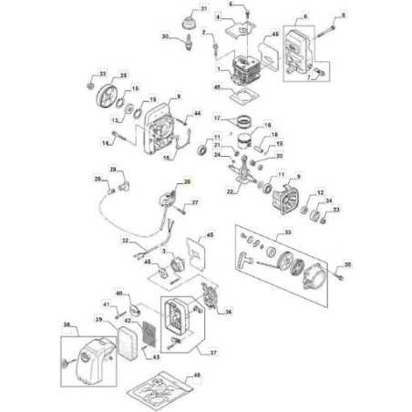 BOBINE ELECTRONIQUE 2750-71200 -RDC ORIGINAL STIGA - 123044004/0 | NewgardenParts.com